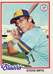 1978 Topps Baseball Cards      673     Steve Brye